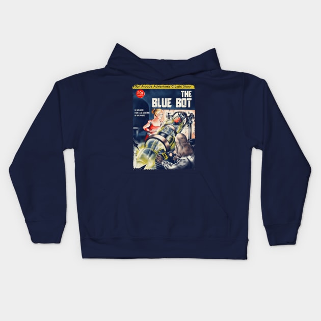 The Blue Bot Kids Hoodie by CreativeOutpouring